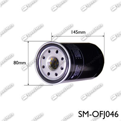 SpeedMate SM-OFJ046 - Масляний фільтр autozip.com.ua