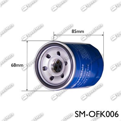 SpeedMate SM-OFK006 - Масляний фільтр autozip.com.ua