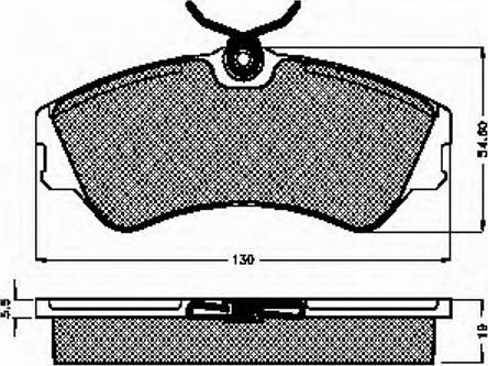 Spidan 30956 - Гальмівні колодки, дискові гальма autozip.com.ua