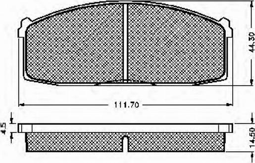 Spidan 30141 - Гальмівні колодки, дискові гальма autozip.com.ua
