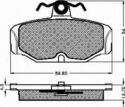 Spidan 31022 - Гальмівні колодки, дискові гальма autozip.com.ua