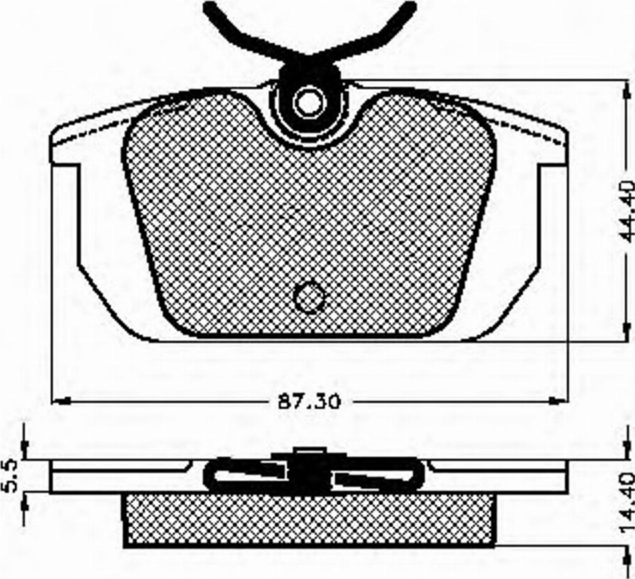 Spidan 31027 - Гальмівні колодки, дискові гальма autozip.com.ua