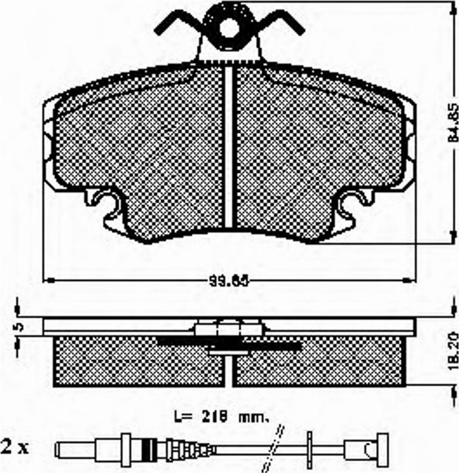 Spidan 31864 - Гальмівні колодки, дискові гальма autozip.com.ua