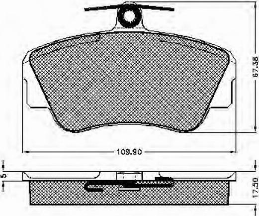 Spidan 31736 - Гальмівні колодки, дискові гальма autozip.com.ua