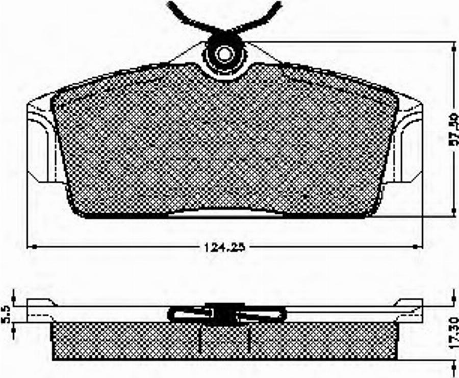 Spidan 32479 - Гальмівні колодки, дискові гальма autozip.com.ua