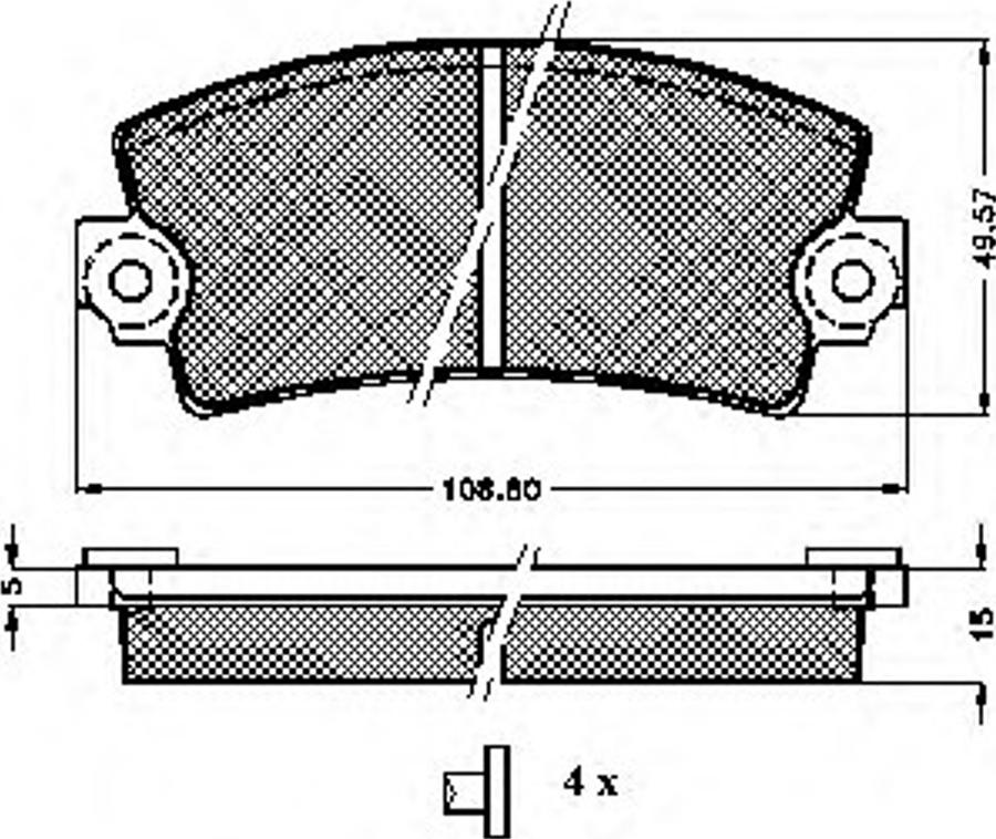 Spidan 32580 - Гальмівні колодки, дискові гальма autozip.com.ua