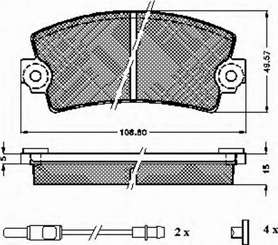 Spidan 32581 - Гальмівні колодки, дискові гальма autozip.com.ua