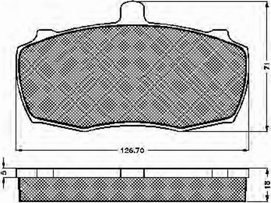 Spidan 32658 - Гальмівні колодки, дискові гальма autozip.com.ua