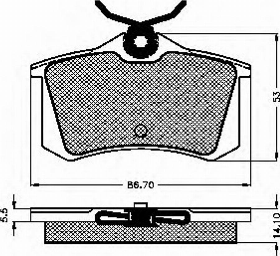 Spidan 32639 - Гальмівні колодки, дискові гальма autozip.com.ua