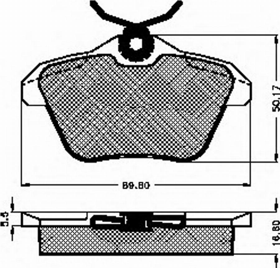 Spidan 32167 - Гальмівні колодки, дискові гальма autozip.com.ua