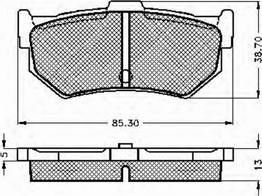 Spidan 32128 - Гальмівні колодки, дискові гальма autozip.com.ua