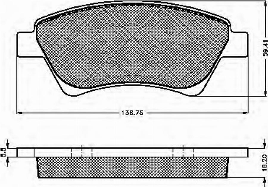 Spidan 32855 - Гальмівні колодки, дискові гальма autozip.com.ua