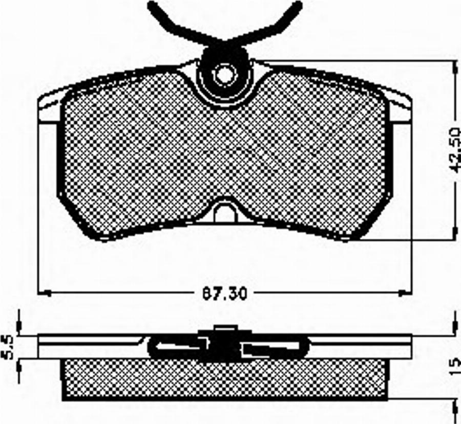 Spidan 32805 - Гальмівні колодки, дискові гальма autozip.com.ua