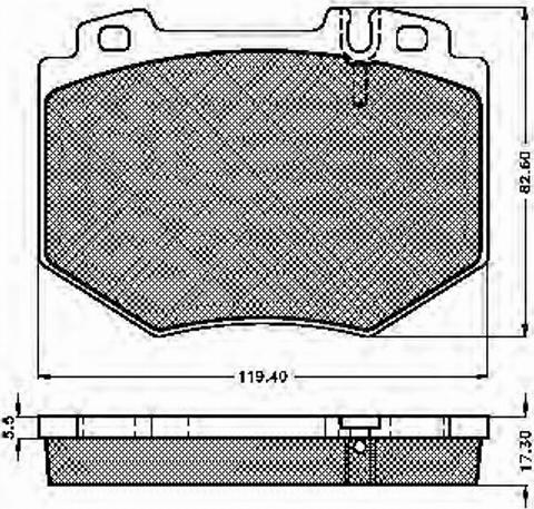 Spidan 32819 - Гальмівні колодки, дискові гальма autozip.com.ua