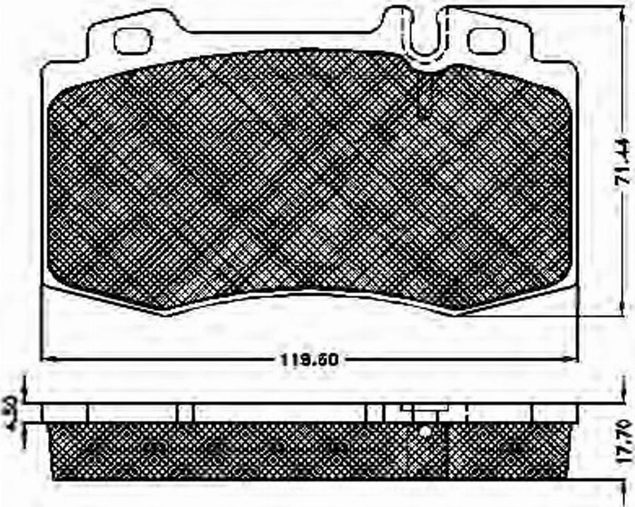 Spidan 32769 - Гальмівні колодки, дискові гальма autozip.com.ua