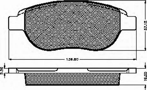 Spidan 32762 - Гальмівні колодки, дискові гальма autozip.com.ua