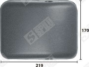 Spilu 61439 - Широкий дзеркало autozip.com.ua