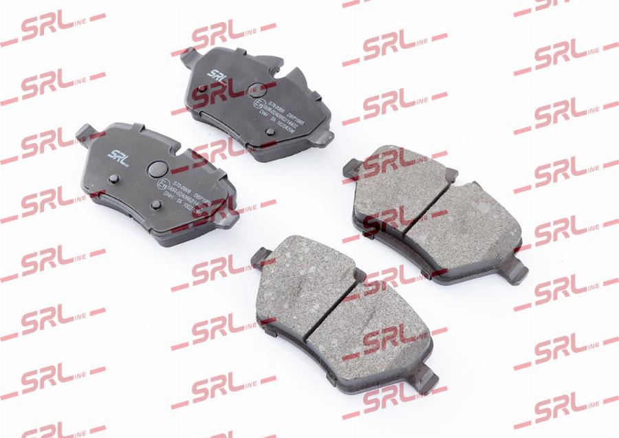 SRLine S70-0909 - Гальмівні колодки, дискові гальма autozip.com.ua