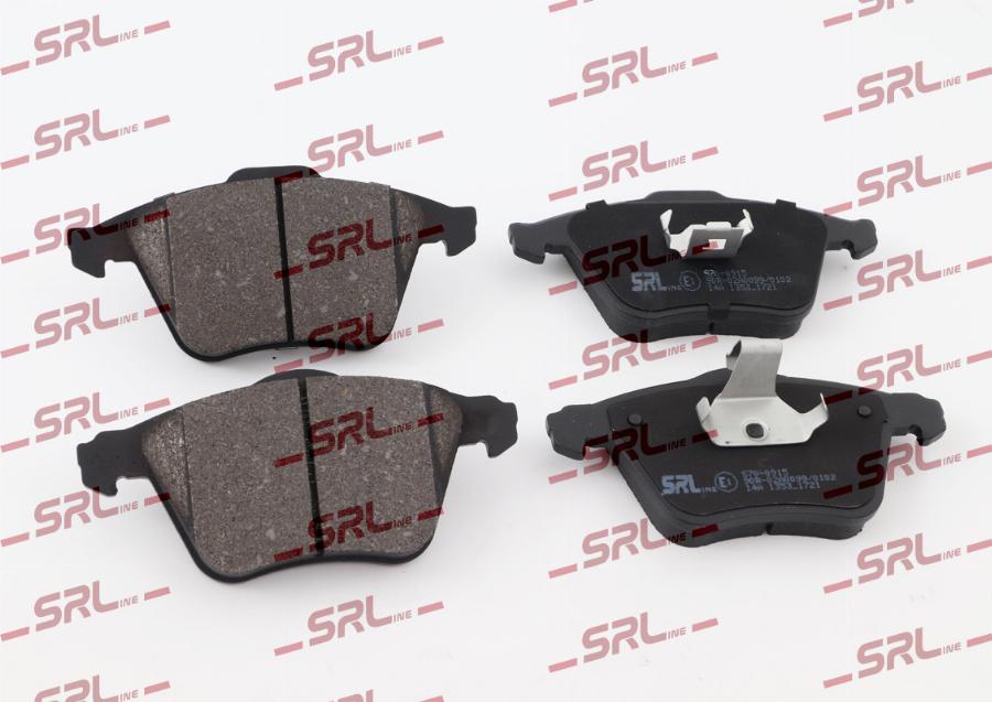 SRLine S70-0915 - Гальмівні колодки, дискові гальма autozip.com.ua