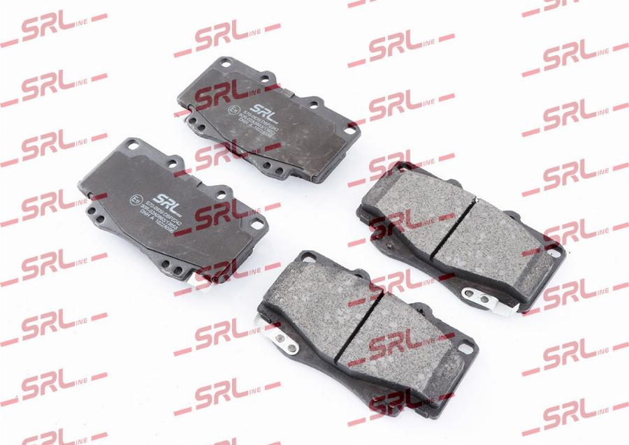 SRLine S70-0939 - Гальмівні колодки, дискові гальма autozip.com.ua