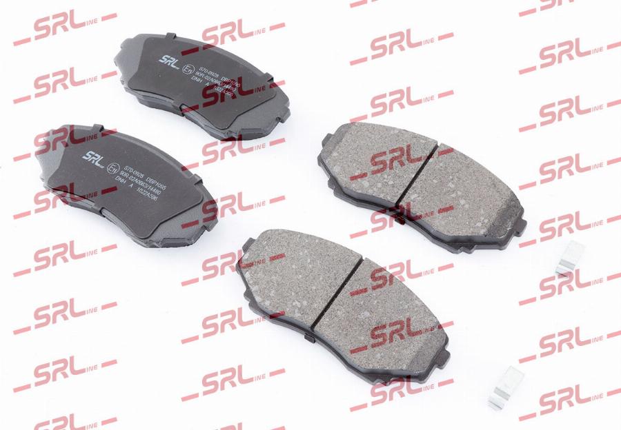 SRLine S70-0928 - Гальмівні колодки, дискові гальма autozip.com.ua