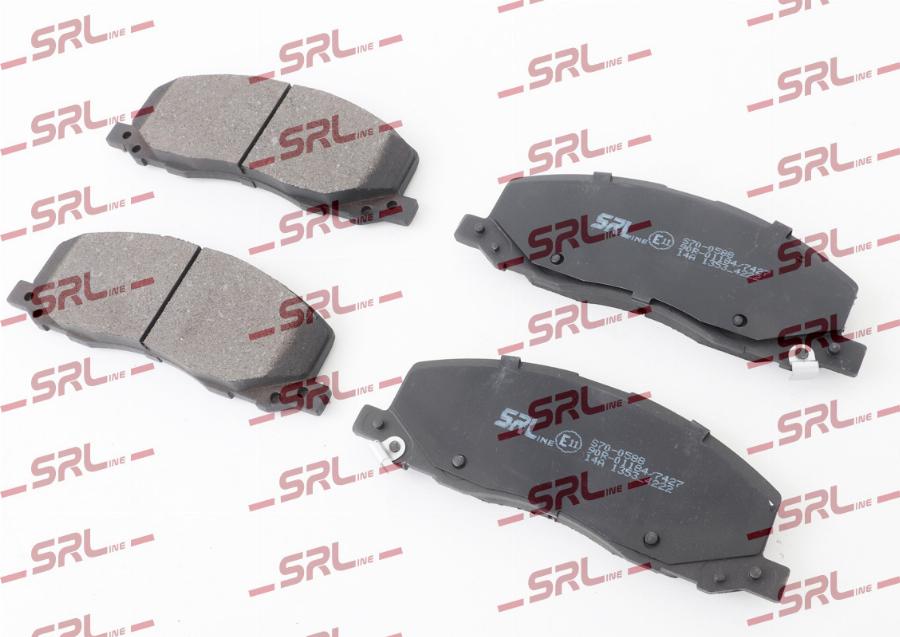SRLine S70-0588 - Гальмівні колодки, дискові гальма autozip.com.ua