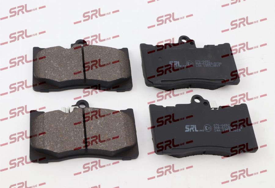 SRLine S70-0692 - Гальмівні колодки, дискові гальма autozip.com.ua