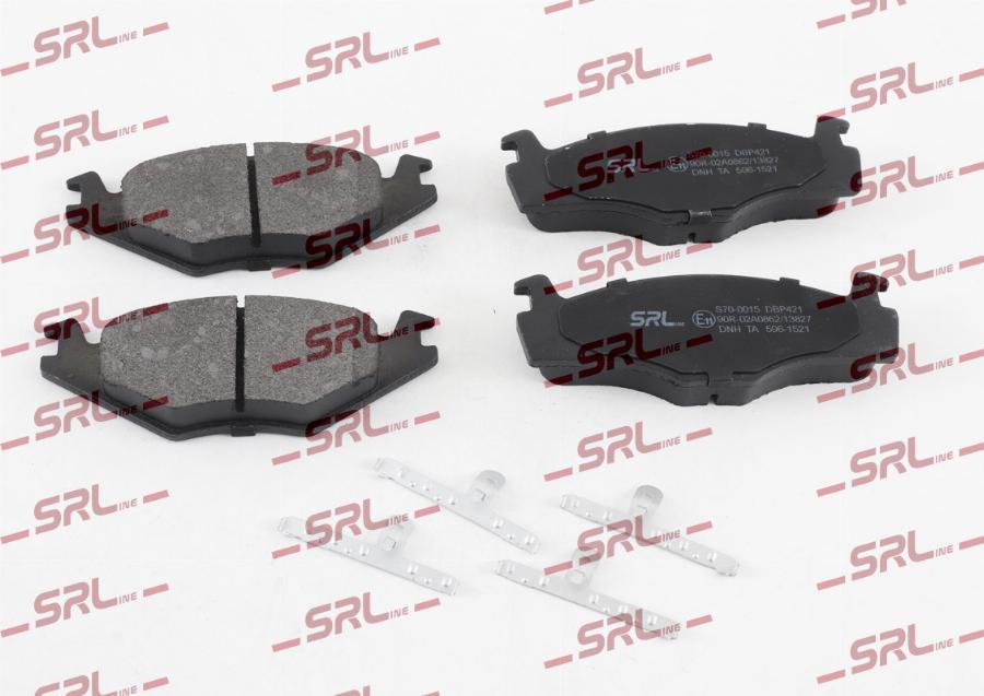 SRLine S70-0015 - Гальмівні колодки, дискові гальма autozip.com.ua