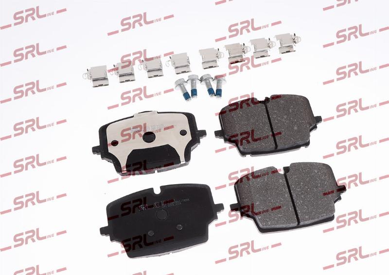SRLine S70-01076 - Гальмівні колодки, дискові гальма autozip.com.ua