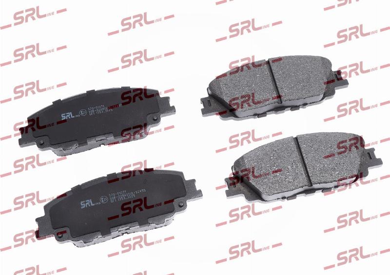 SRLine S70-01071 - Гальмівні колодки, дискові гальма autozip.com.ua