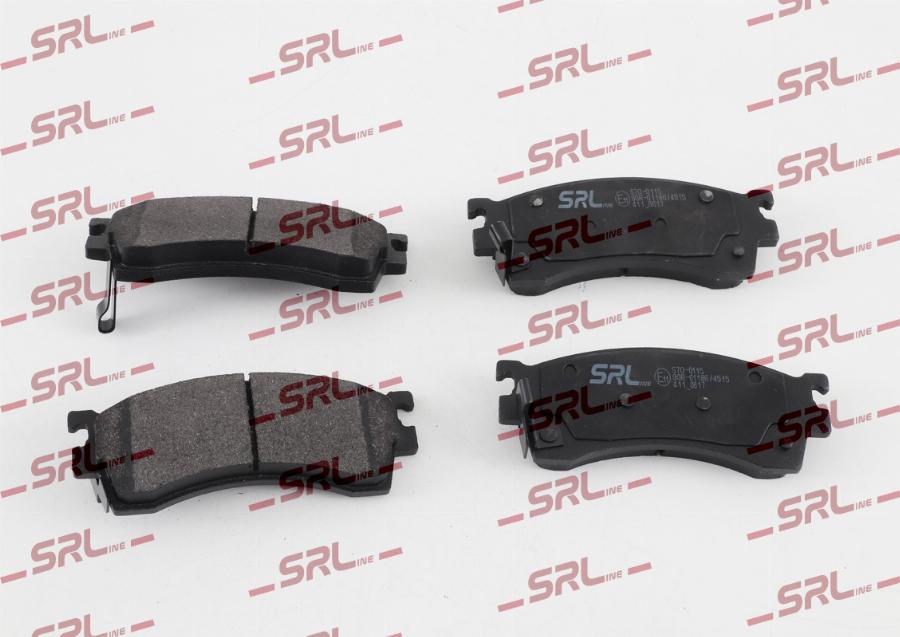 SRLine S70-0115 - Гальмівні колодки, дискові гальма autozip.com.ua