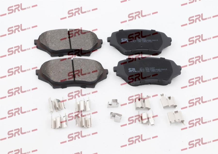 SRLine S70-0857 - Гальмівні колодки, дискові гальма autozip.com.ua
