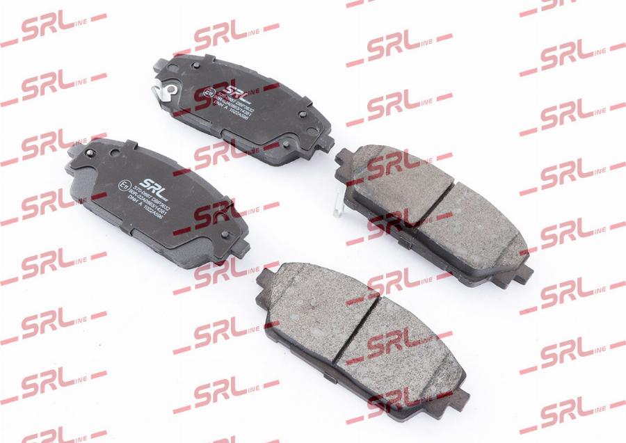SRLine S70-0887 - Гальмівні колодки, дискові гальма autozip.com.ua