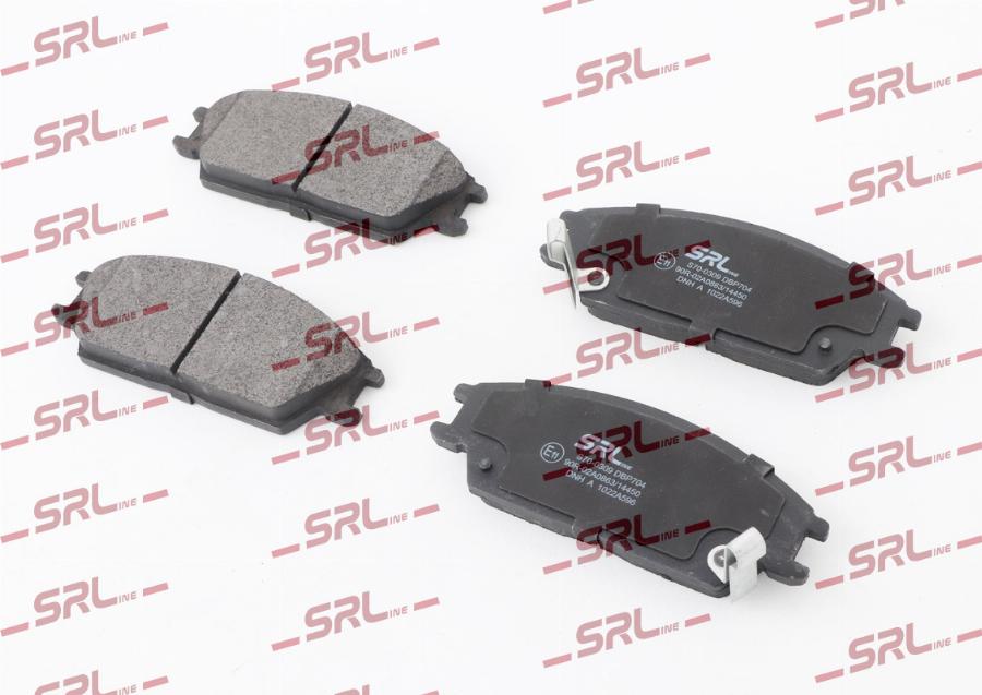 SRLine S70-0309 - Гальмівні колодки, дискові гальма autozip.com.ua