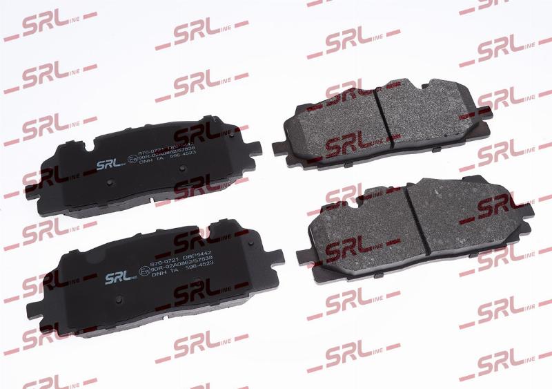SRLine S70-0721 - Гальмівні колодки, дискові гальма autozip.com.ua