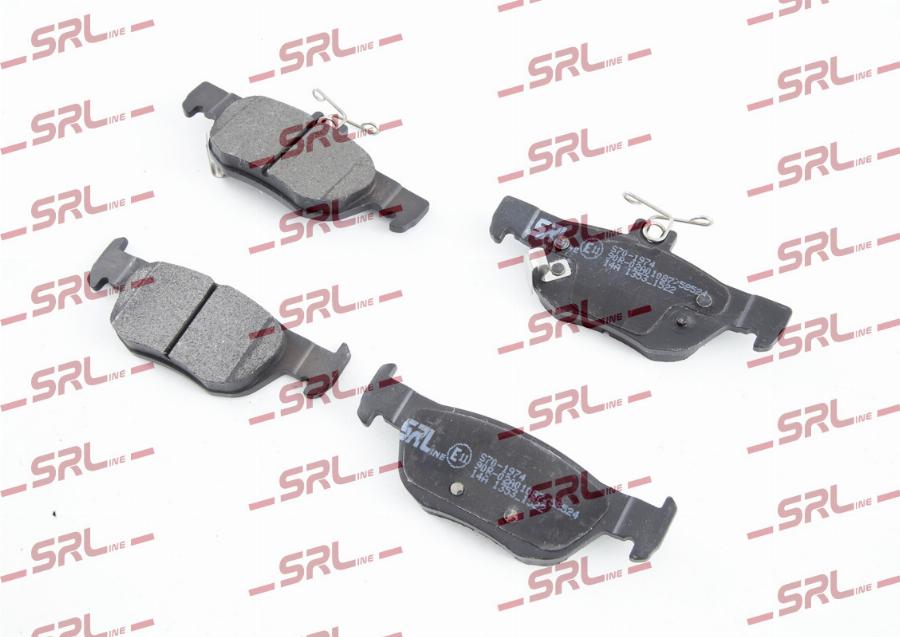 SRLine S70-1974 - Гальмівні колодки, дискові гальма autozip.com.ua