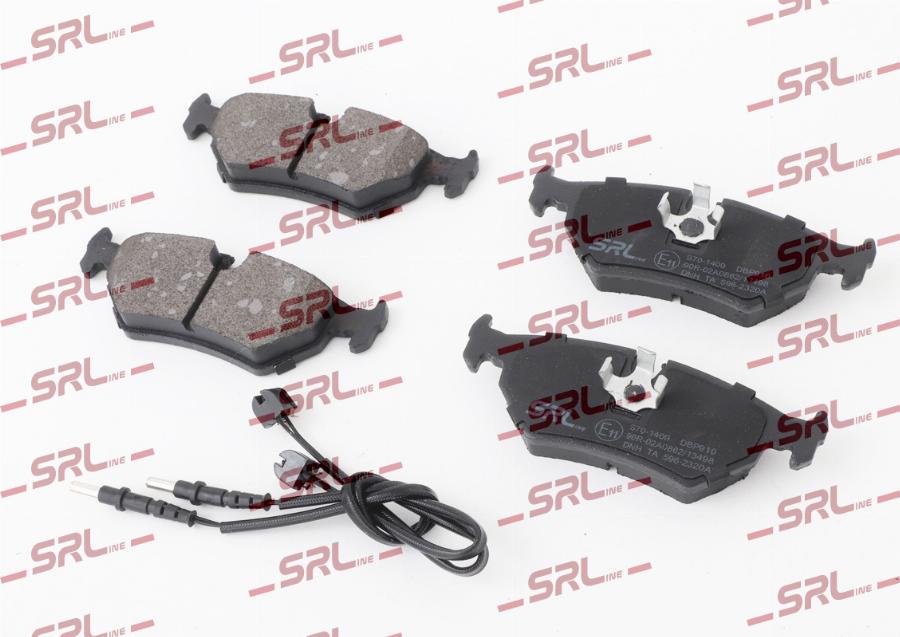 SRLine S70-1409 - Гальмівні колодки, дискові гальма autozip.com.ua