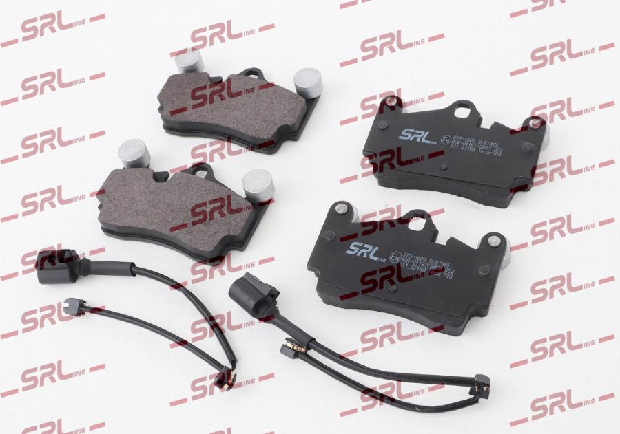 SRLine S70-1609 - Гальмівні колодки, дискові гальма autozip.com.ua