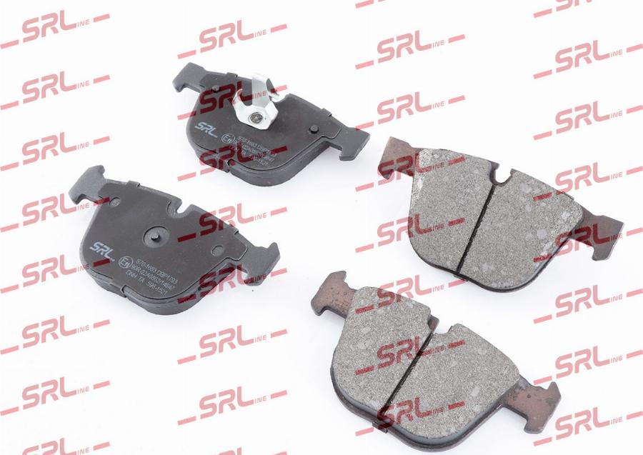 SRLine S70-1683 - Гальмівні колодки, дискові гальма autozip.com.ua