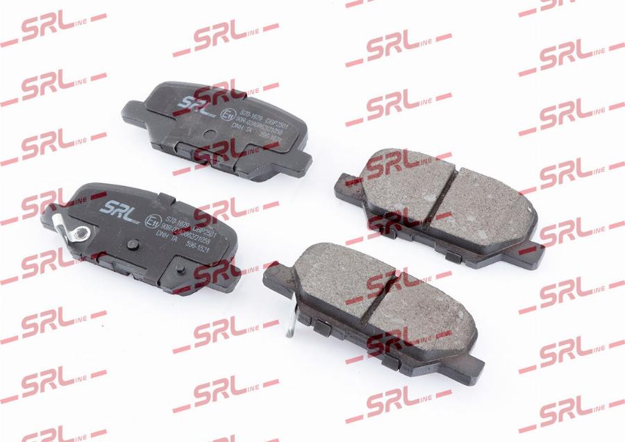 SRLine S70-1679 - Гальмівні колодки, дискові гальма autozip.com.ua