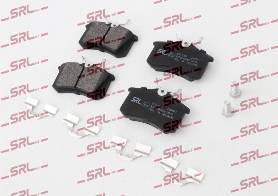 SRLine S70-1003 - Гальмівні колодки, дискові гальма autozip.com.ua
