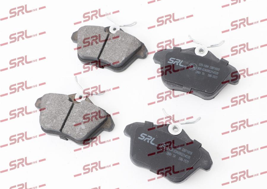 SRLine S70-1084 - Гальмівні колодки, дискові гальма autozip.com.ua