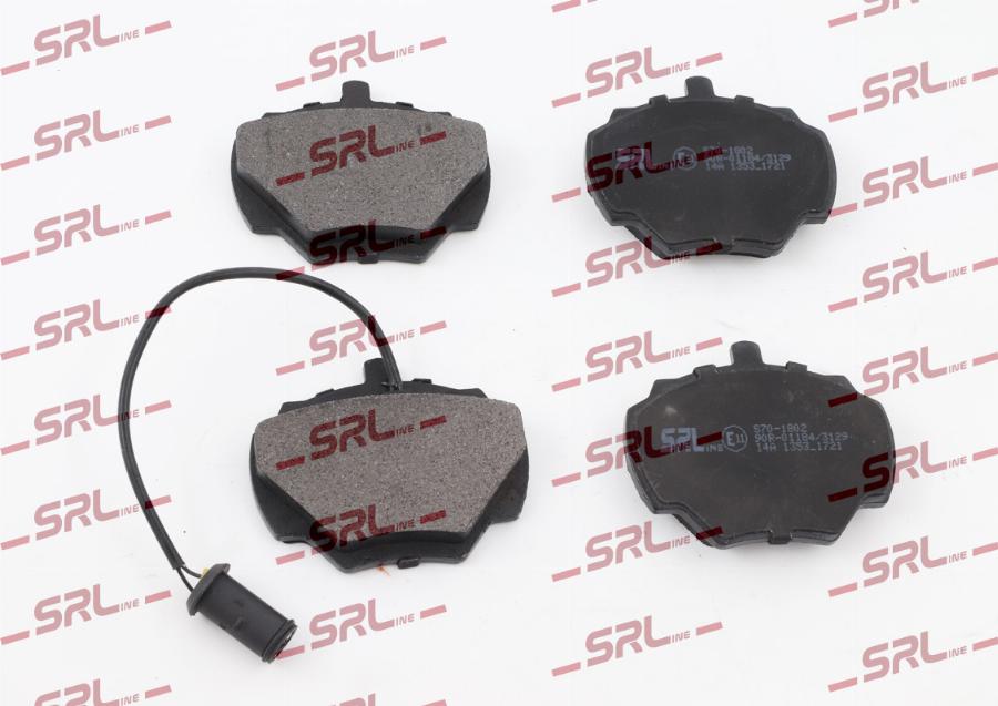 SRLine S70-1802 - Гальмівні колодки, дискові гальма autozip.com.ua