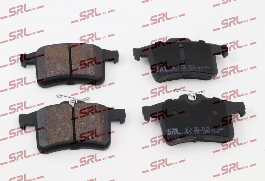 SRLine S70-1879 - Гальмівні колодки, дискові гальма autozip.com.ua