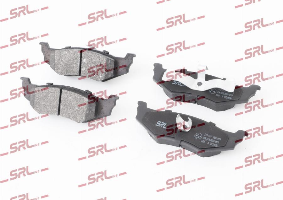 SRLine S70-1217 - Гальмівні колодки, дискові гальма autozip.com.ua