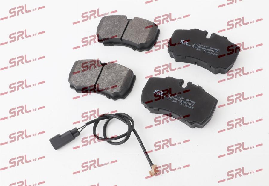 SRLine S70-1237 - Гальмівні колодки, дискові гальма autozip.com.ua