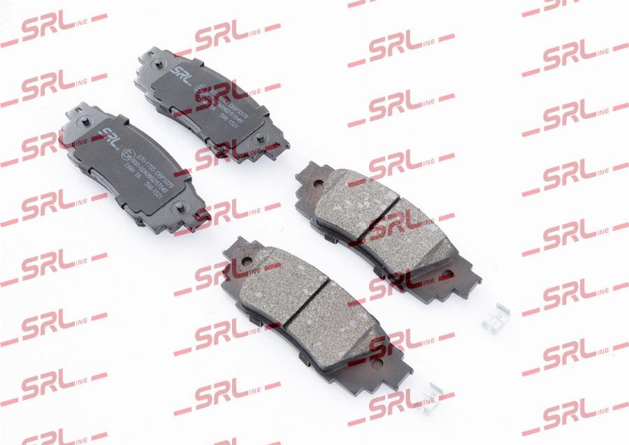 SRLine S70-1755 - Гальмівні колодки, дискові гальма autozip.com.ua