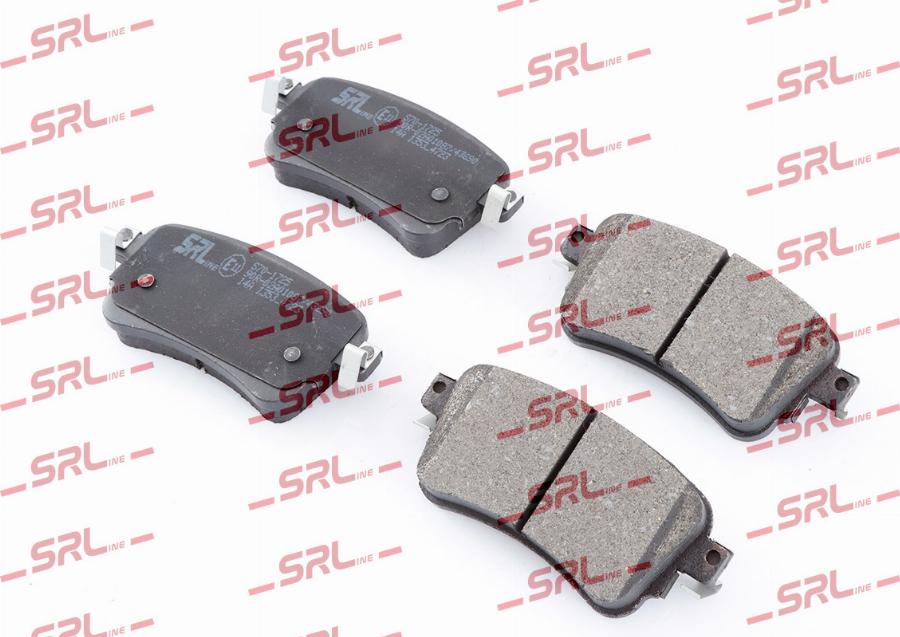 SRLine S70-1725 - Гальмівні колодки, дискові гальма autozip.com.ua