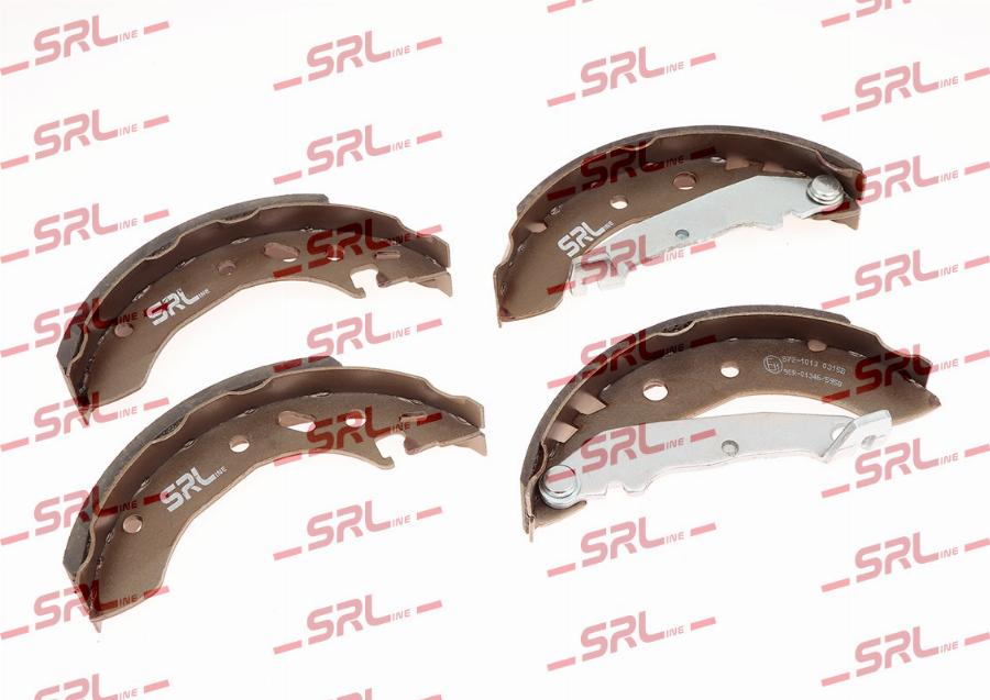 SRLine S72-1013 - Комплект гальм, барабанний механізм autozip.com.ua