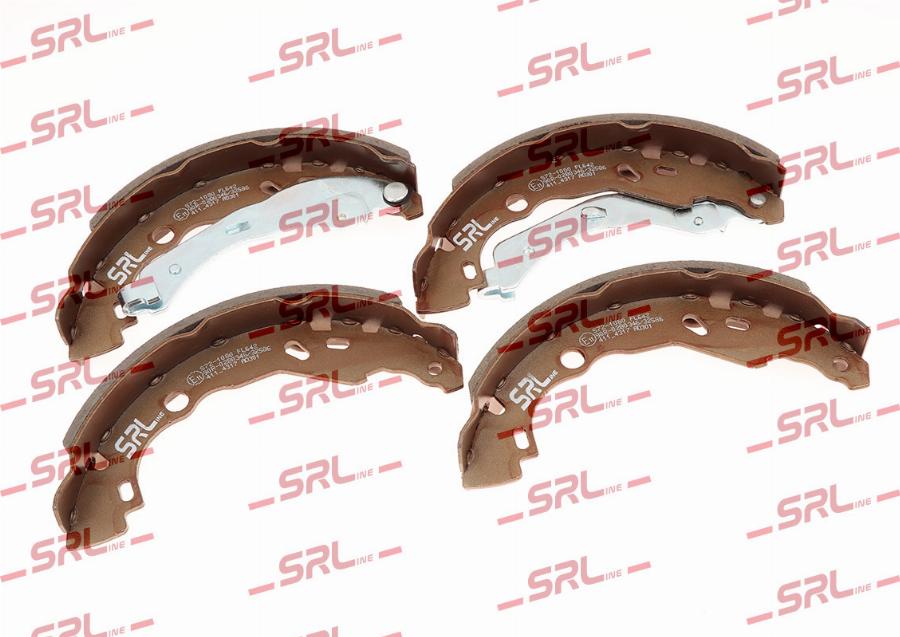 SRLine S72-1080 - Комплект гальм, барабанний механізм autozip.com.ua